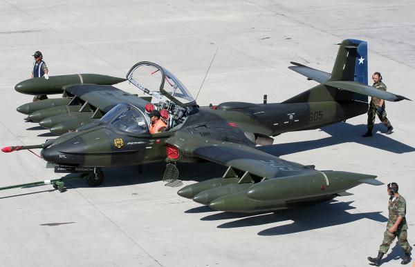 A-37A «Dragonfly». Легкий штурмовик. (США)