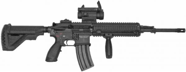 HK416. Штурмовая винтовка. (Германия)