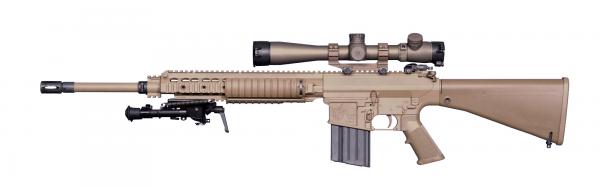 M110. Полуавтоматическая снайперская винтовка. (США)