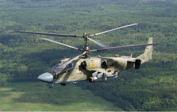Ка-52 «Аллигатор». Ударный вертолет. (Россия)