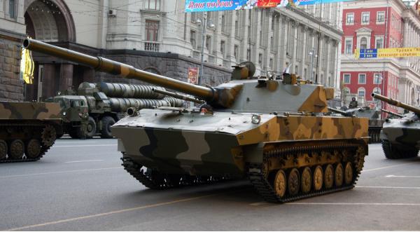 2С25 «Спрут-СД». Самоходная противотанковая пушка. (Россия)