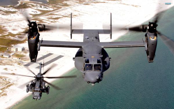 Bell V-22 Osprey. Транспортный конвертоплан. (США)