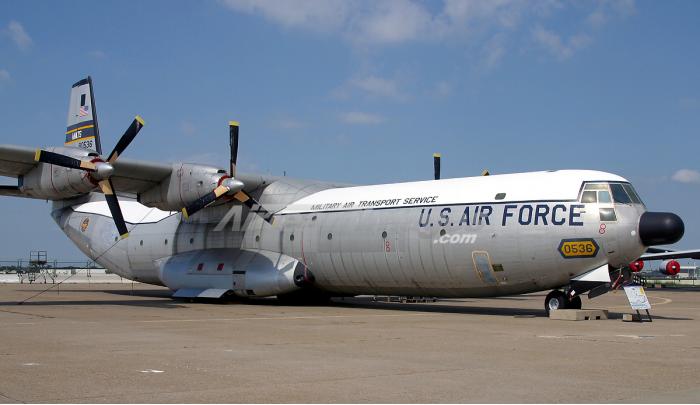 Douglas C-133 Cargomaster. Транспортный самолет. (США)