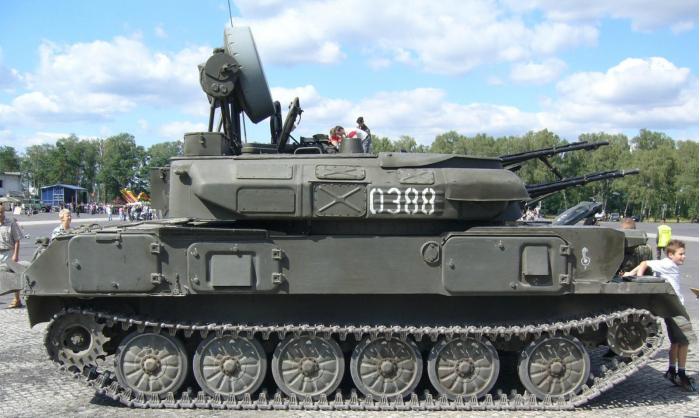 ЗСУ-23-4 «Шилка». Зенитная самоходная установка. (СССР-Россия)